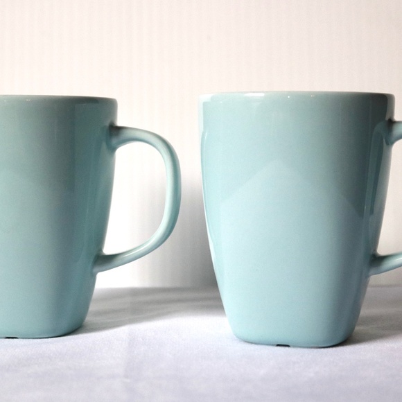 IKEA 365 Susan Pryke Turquoise Mugs Set of 2 - Picture 3 of 7